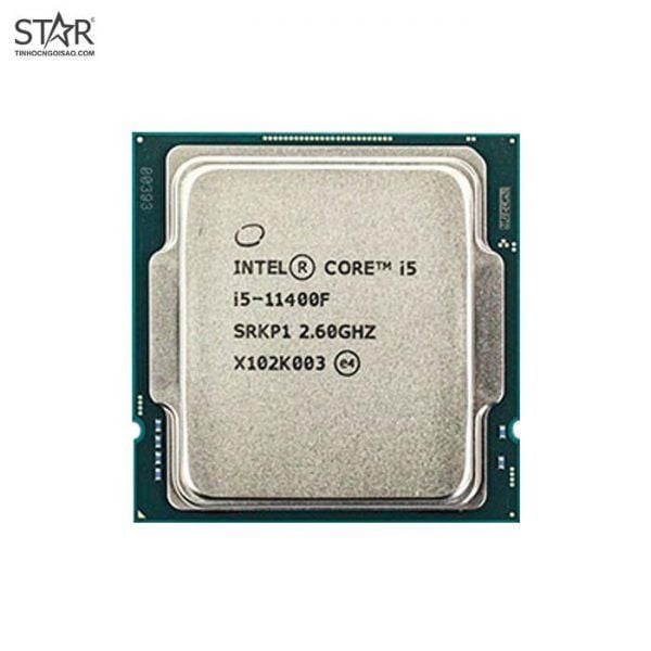 CPU Intel Core I5 11400F | LGA1200, Turbo 4.40 GHz, 6C/12T, 12MB, TRAY, Không Fan