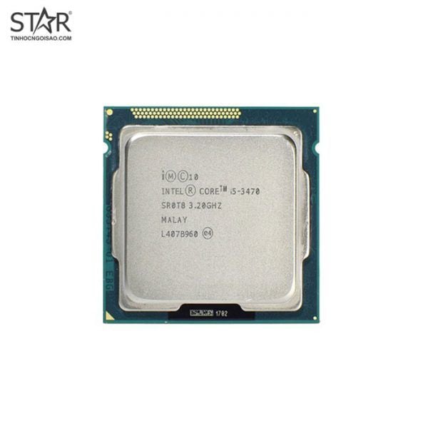 CPU Intel Core i5 3470 (3.60GHz, 6M, 4 Cores 4 Threads) TRAY chưa gồm Fan