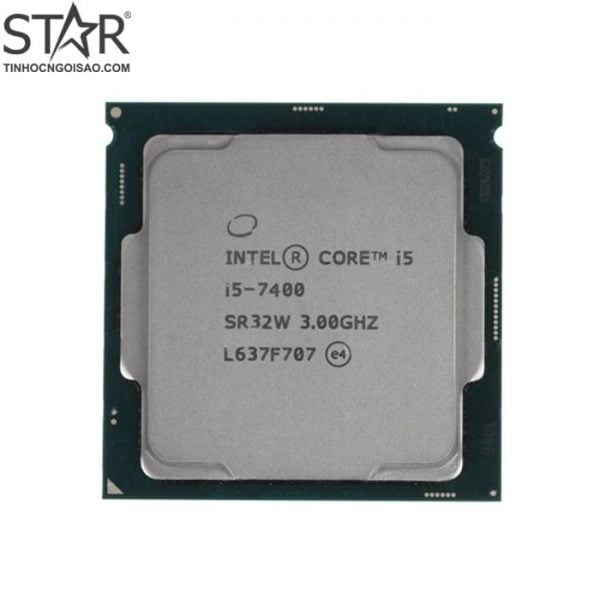 CPU Intel Core i5 7400 Tray | LGA1151, 4 nhân/4 luồng, Max 3.5 GHz 