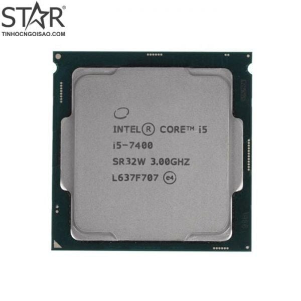CPU Intel Core i5 7400 (3.50GHz, 6M, 4 Cores 4 Threads) TRAY chưa gồm Fan