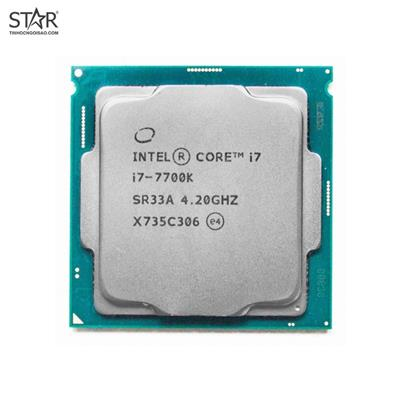 CPU Intel Core I7-7700K (4.2GHZ,8M, 4 Core 8 Threads) TRAY chưa gồm Fan