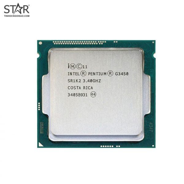 CPU Intel Pentium G3450 (3.40GHz, 3M, 2 Cores 2 Threads) TRAY chưa gồm Fan