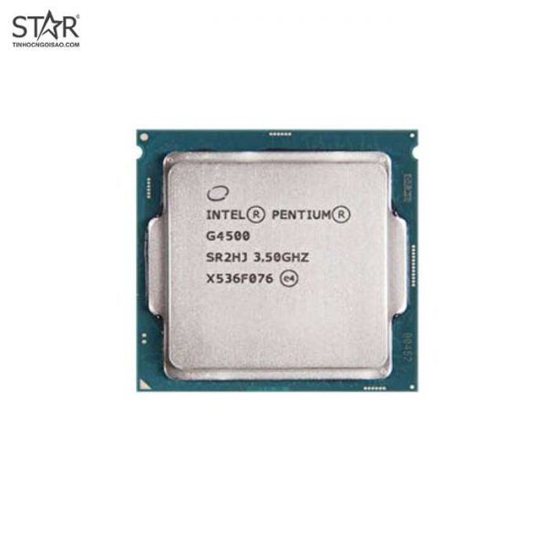 CPU Intel Pentium G4500 (3.50GHz, 3M, 2 Cores 2 Threads) TRAY chưa gồm Fan