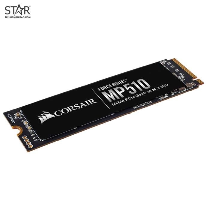Ổ cứng SSD 480G Corsair Force Series MP510 M.2 NVMe PCIe Gen3 x4 3D-NAND (CSSD-F480GBMP510)
