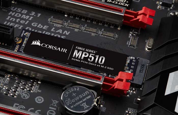 SSD 480G Corsair Force Series MP510 M.2 NVMe