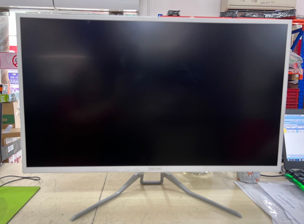 Màn hình LCD 32'' Infini Real UG-329 FHD 144Hz 1ms Freesync Gaming (Trắng)