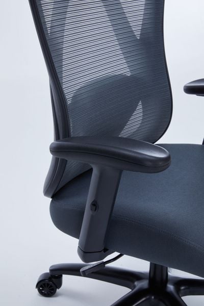  Ghế công thái học WARRIOR Hero WEC501 Plus | Xám, 120kg, Chân xoay, Lưng lưới 
