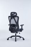  Ghế công thái học WARRIOR Hero WEC501 Plus | Xám, 120kg, Chân xoay, Lưng lưới 