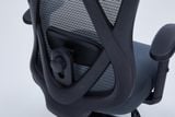  Ghế công thái học WARRIOR Hero WEC501 Plus | Xám, 120kg, Chân xoay, Lưng lưới 