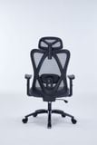  Ghế công thái học WARRIOR Hero WEC501 Plus | Xám, 120kg, Chân xoay, Lưng lưới 