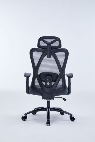 Ghế công thái học WARRIOR Hero WEC501 Plus | Xám, 120kg, Chân xoay, Lưng lưới 
