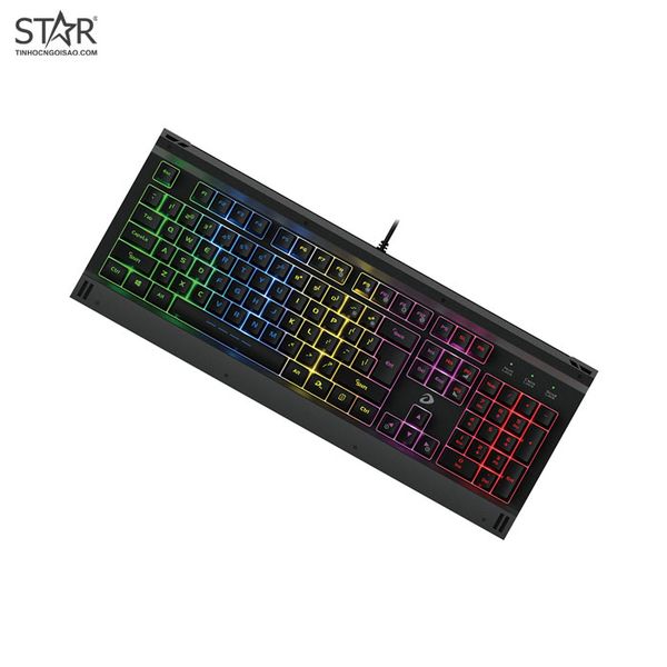  Bàn Phím Dare-U LK145 Màu Đen (TK547U08601G) | Có dây, Fullsize, RGB Rainbow, Black 