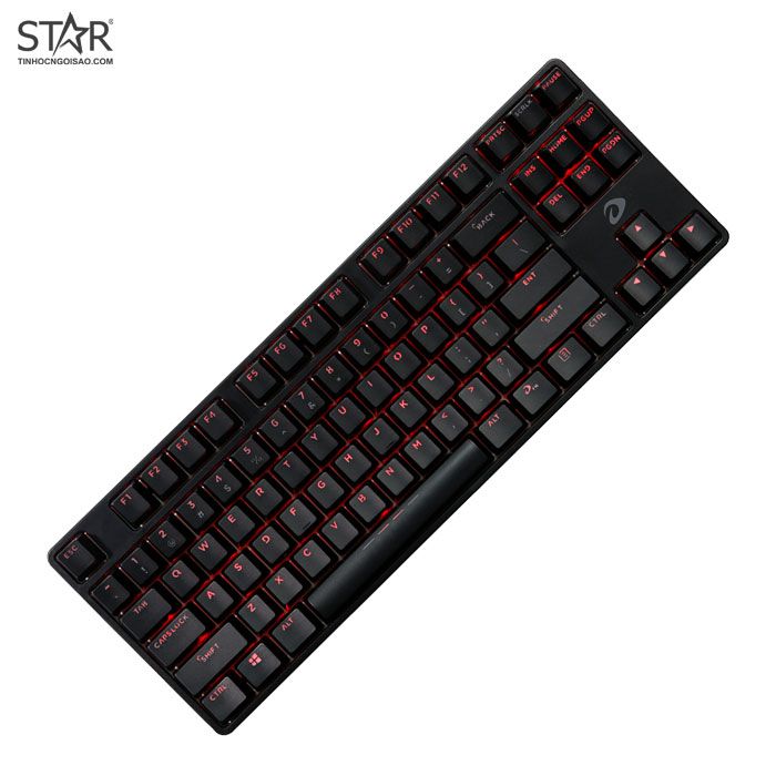 Bàn phím cơ Gaming DAREU EK87 (Brown Switch) - Black (Multi-LED)