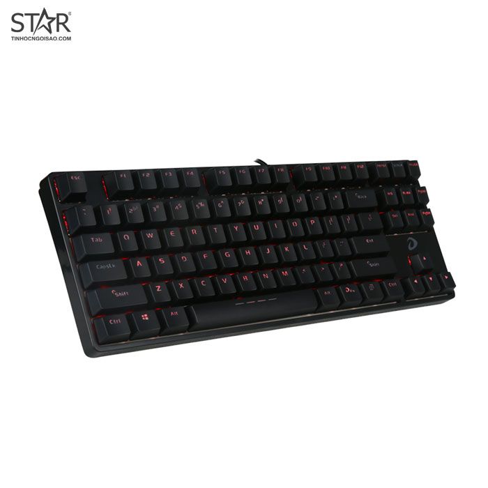 Bàn phím cơ Gaming DAREU EK87 (Red Switch) - Black (Multi-LED)