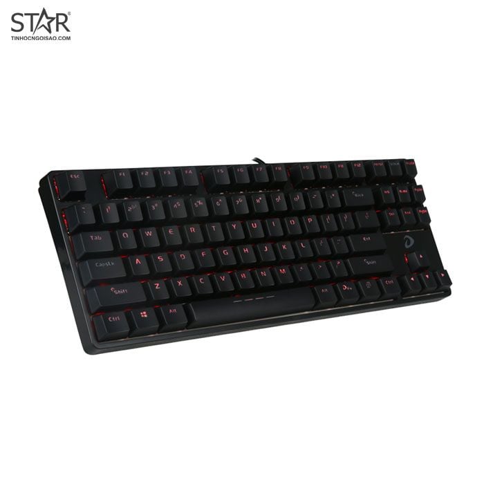 Bàn phím cơ Gaming DAREU EK87 (Blue Switch) - Black (Multi-LED)