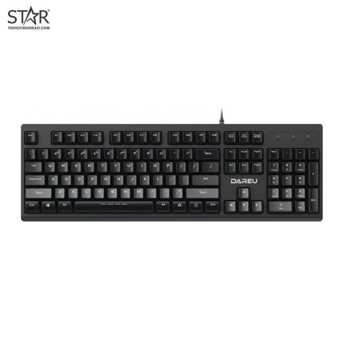 Bàn Phím Gaming Dare-U LK135 Waterproof (Đen)