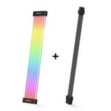  Dây led Coolmoon C260EX + Dây nối dài 8 pin (6+2) màu đen 
