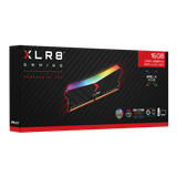  Ram PNY XLR8 RGB 16GB - Black | 1 x 16GB, DDR4, 3200MHz (MD16GD4320016XRGB) 