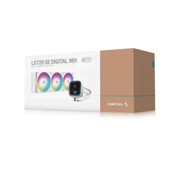  Tản nhiệt nước Deepcool LS720 SE Digital White | ARGB Display, Trắng 