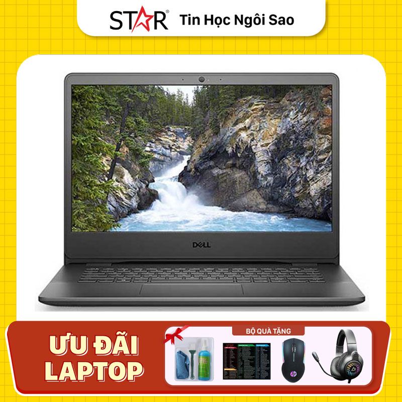 Laptop Dell Vostro 3400 (70253900): I5 1135G7, Intel Iris Xe Graphics, Ram 8G, SSD NVMe 256G, Win10 + OfficeHS19, 14.0 inch FHD (Đen)