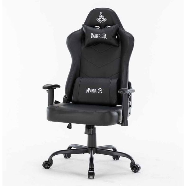  Ghế gaming WARRIOR Raider WGC207 | Đen, 120kg, Chân xoay, Da PU 