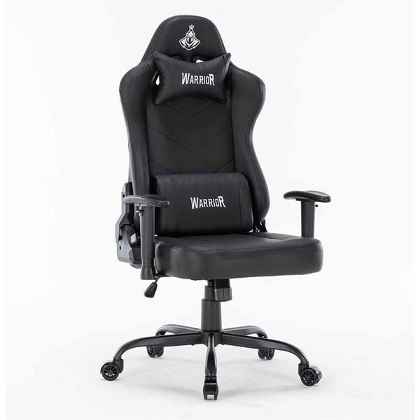  Ghế gaming WARRIOR Raider WGC207 | Đen, 120kg, Chân xoay, Da PU 