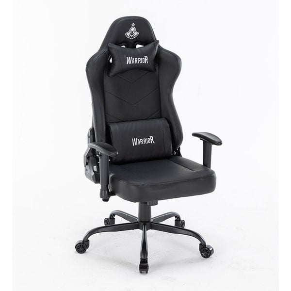  Ghế gaming WARRIOR Raider WGC207 | Đen, 120kg, Chân xoay, Da PU 
