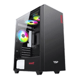  Thùng máy VSP V4 - Đen | Không kèm fan 