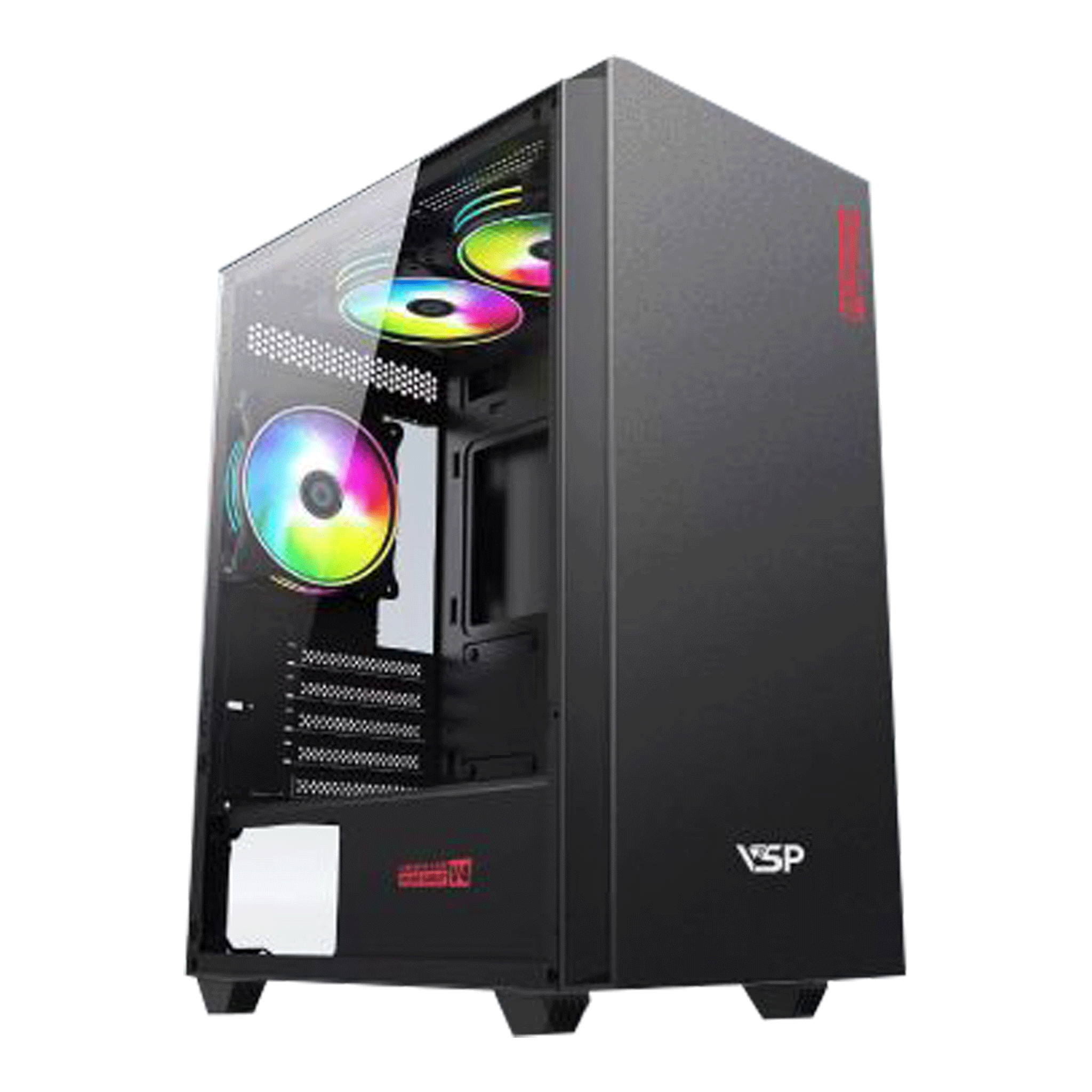 Thùng máy Case VSP V4 - Đen | Không kèm fan