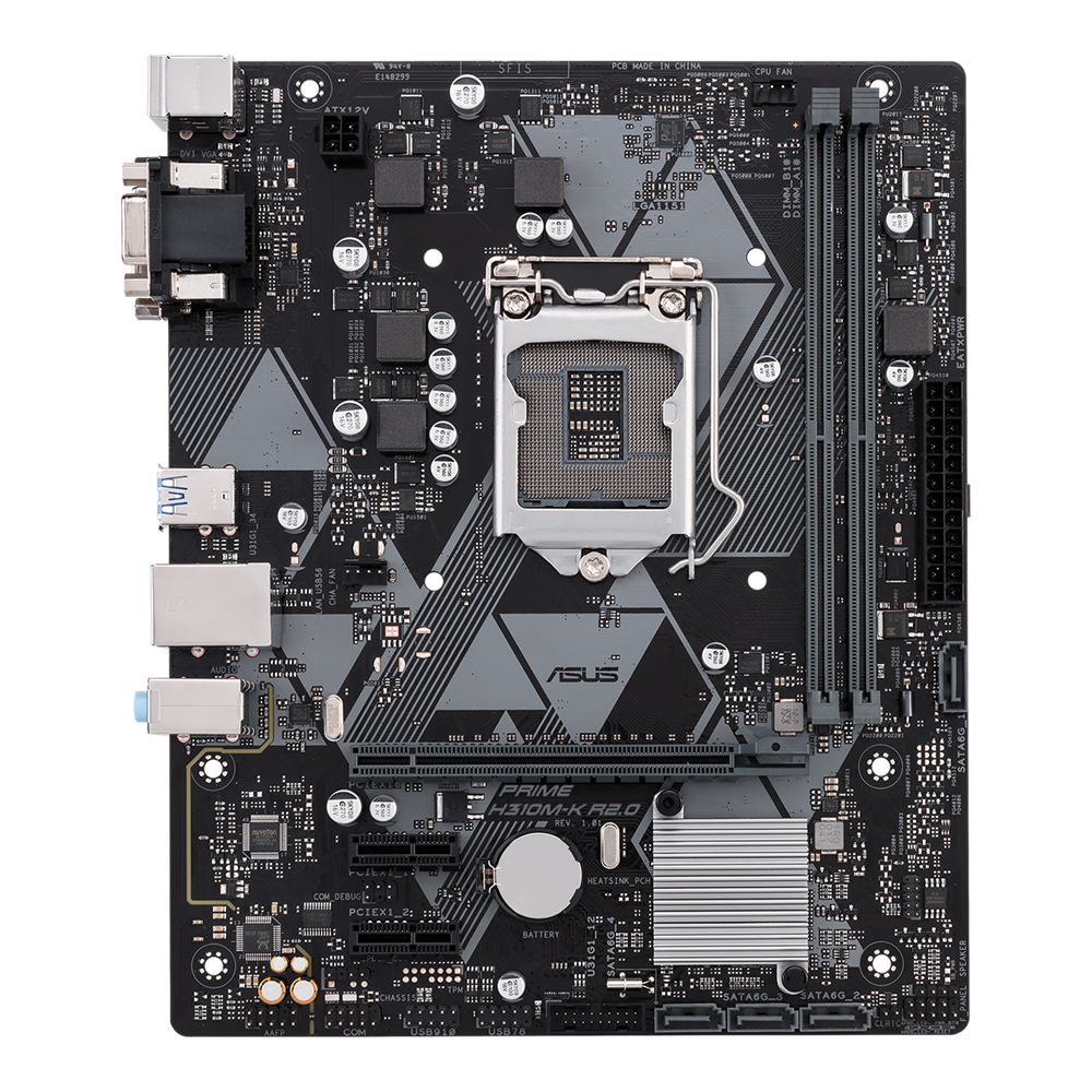 Mainboard Asus H310M-K Prime R2.0 (Không Box)