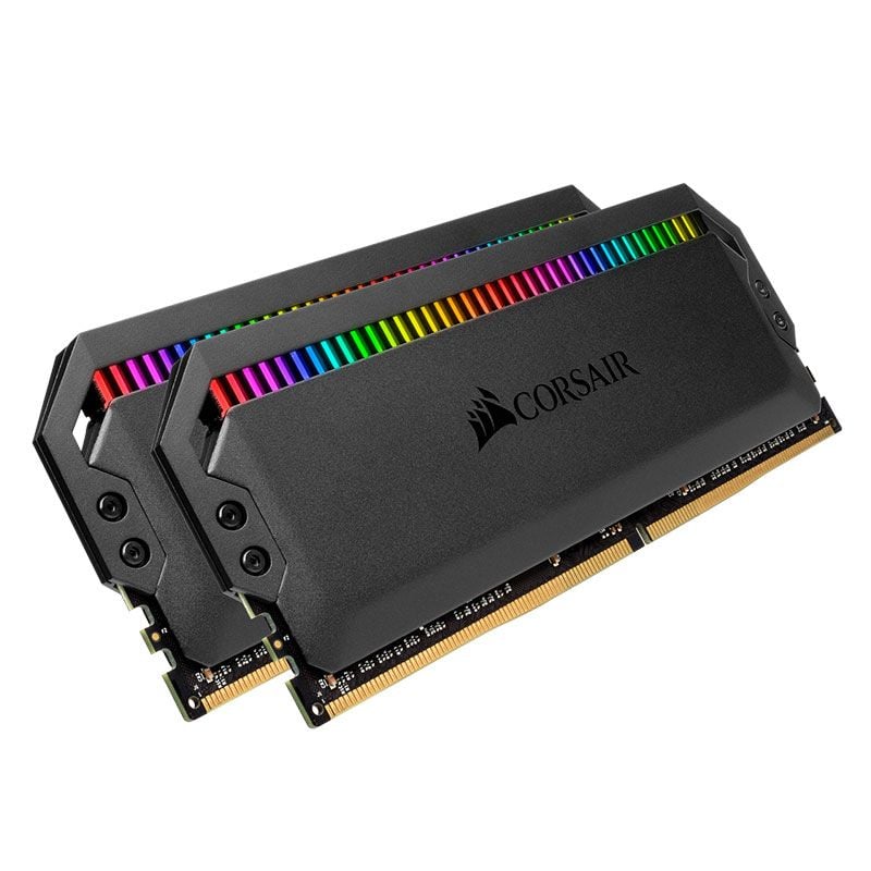 Ram PC Corsair Dominator Platinum RGB Ver 4.32/3.31 16GB DDR4 3000MHz (CMT16GX4M2C3000C15) (2x8GB)