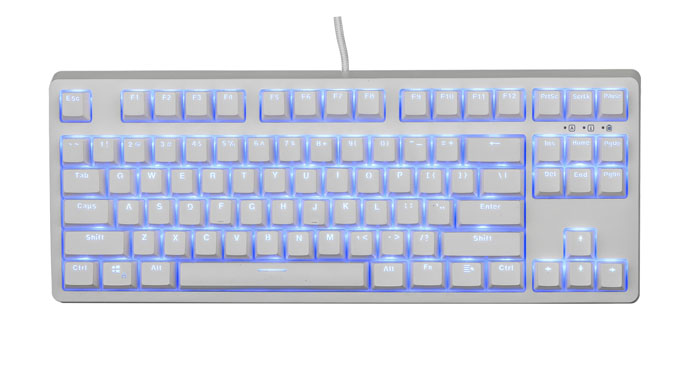 Bàn Phím Cơ E-Dra EK387 Ice White Gaming