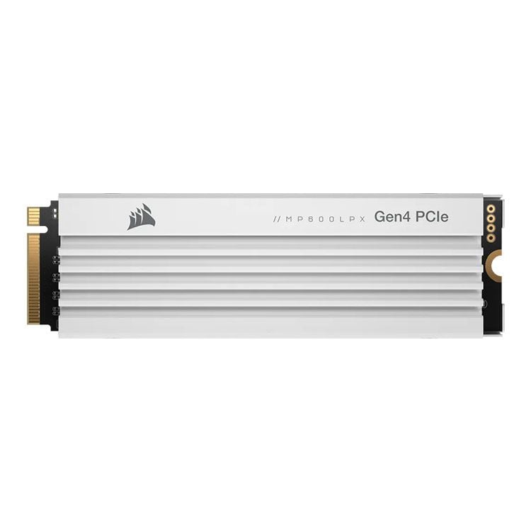 Ổ cứng SSD Corsair MP600 PRO LPX 4TB PCIe Gen4 x4 NVMe M.2 SSD White - PS5* Compatible (CSSD-F4000GBMP600PLPW)