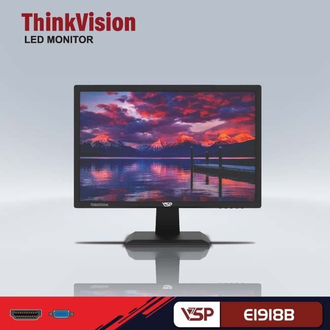 Màn hình VSP E1918B | 19 inch, HD, TN, 75Hz, 5ms, phẳng