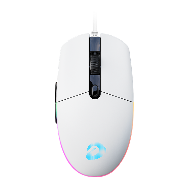  Chuột gaming DareU EM911 | Có dây, 6000 DPI, 100g, RGB, Đen 