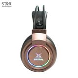  Tai Nghe Eaglend Q6 Brown 7.1 Surround Gaming RGB (Đen Nâu) 