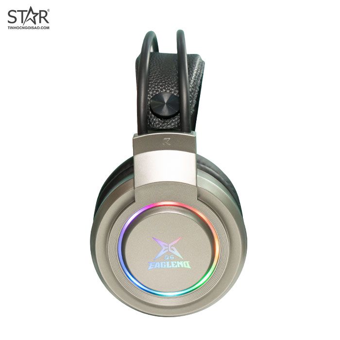 Tai Nghe Eaglend Q6 Iron Grey 7.1 Surround Gaming RGB (Đen Xám)