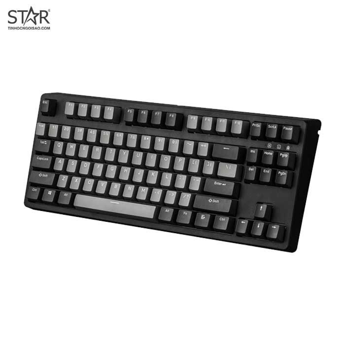 Bàn Phím Cơ E-Dra EK387 Pro Cherry Blue Switch TKL (Đen)