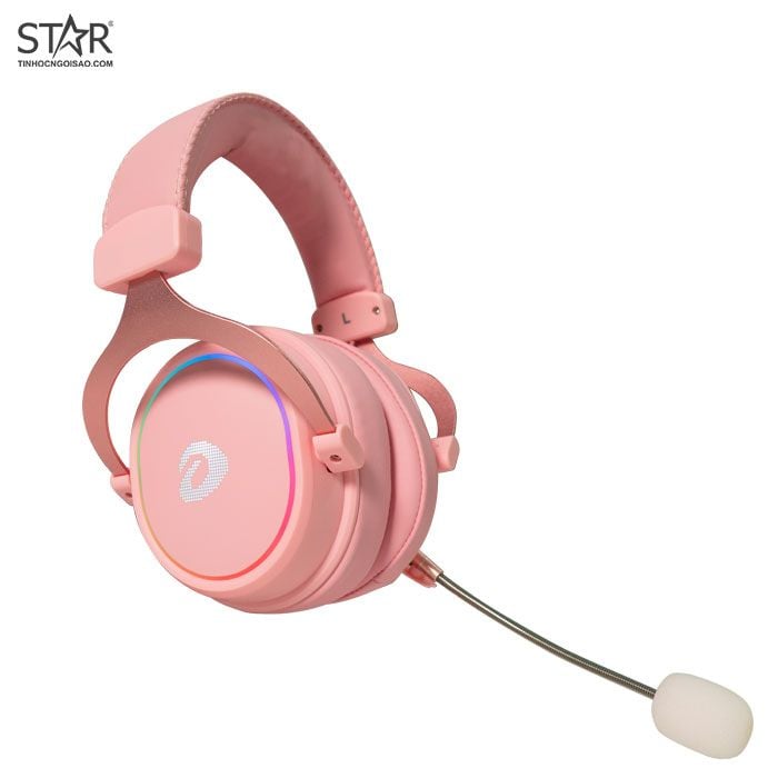 Tai Nghe Gaming Dare-U EH925S RGB Queen - (Pink)