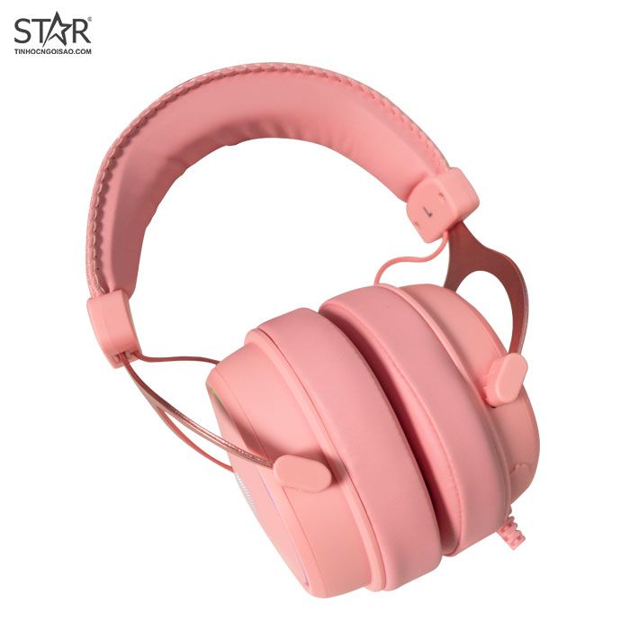 Tai Nghe Gaming Dare-U EH925S RGB Queen - (Pink)