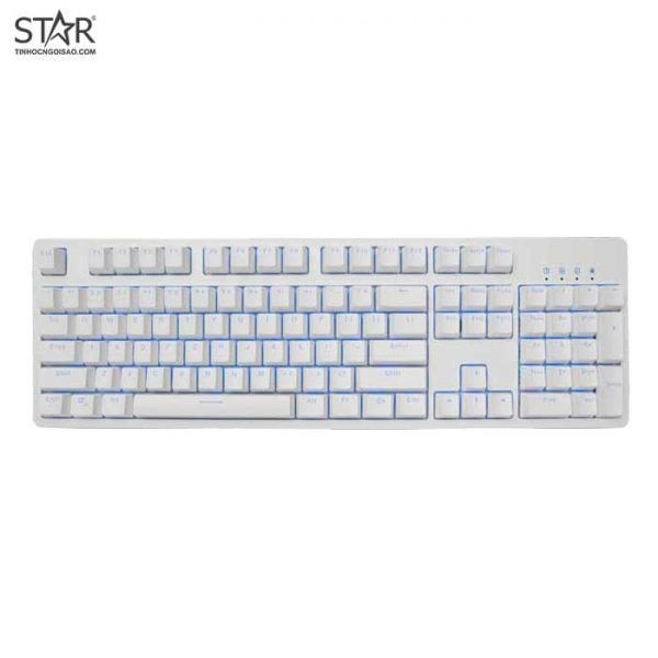  Bàn Phím Cơ E-Dra EK3104 White Brown Switch (Trắng) 