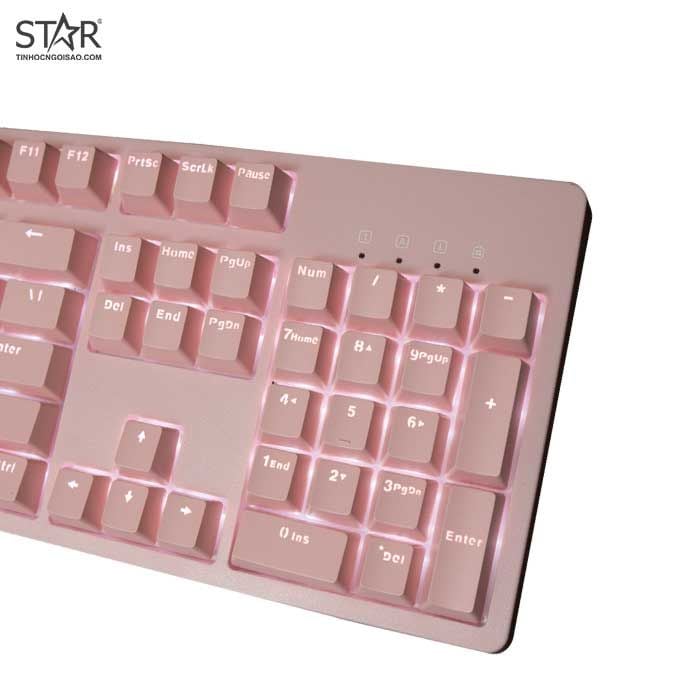 Bàn Phím Cơ E-Dra EK3104 Dream Pink Led Gaming Blue Switch (Hồng)