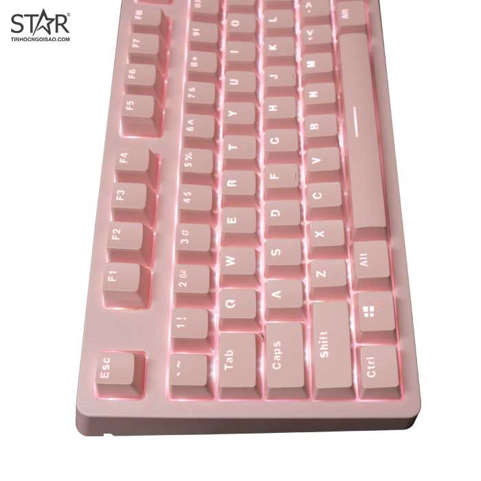 Bàn Phím Cơ E-Dra EK3104 Dream Pink Led Gaming Blue Switch (Hồng)