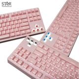  Bàn Phím Cơ E-Dra EK387 Dream Pink Gaming Led TKL Blue Switch (Hồng) 