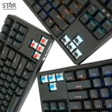  Bàn Phím Cơ E-Dra EK387 Gaming Led TKL Blue Switch (Đen) 