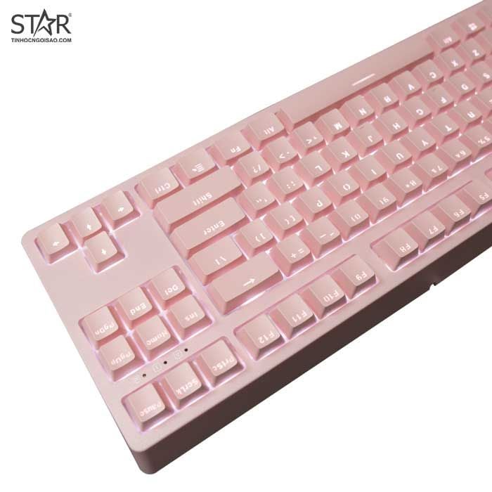 Bàn Phím Cơ E-Dra EK387 Dream Pink Gaming Led TKL Red Switch (Hồng)