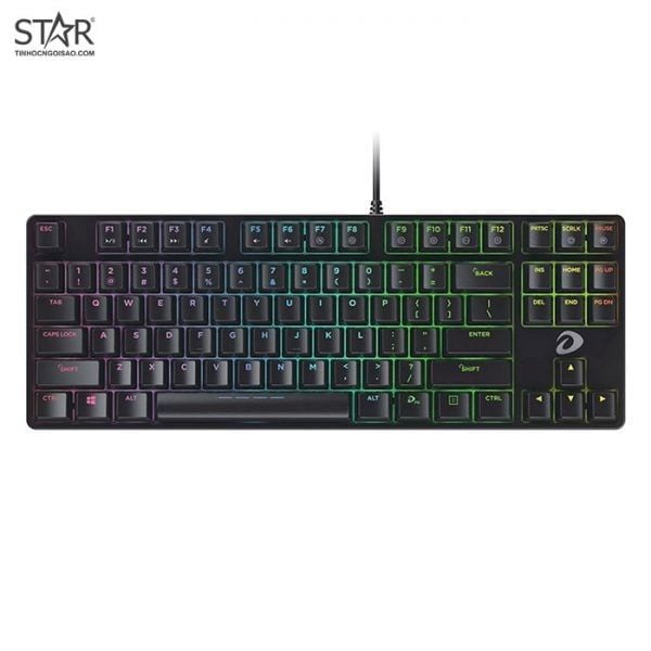 Bàn Phím Cơ Gaming Dare-U EK880 RGB (Blue Switch) - Black