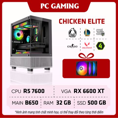 PC Gaming STAR CHICKEN ELITE | RX 6600XT, AMD