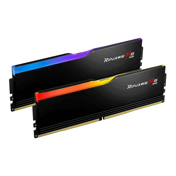  RAM PC G.SKILL Ripjaws M5 32GB RGB DDR5 Black | (2x16GB), 5200MHz, Intel/AMD F5-5200J4040A16GX2-RM5RK 