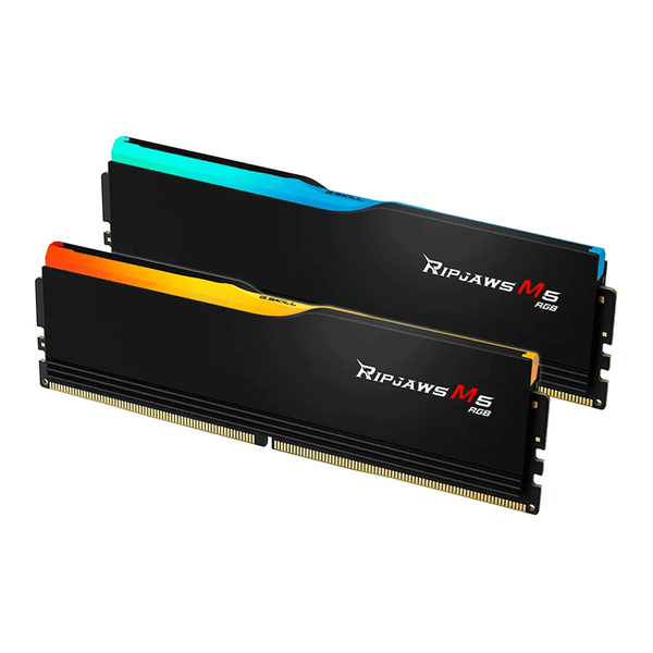  RAM PC G.SKILL Ripjaws M5 32GB RGB DDR5 Black | (2x16GB), 5200MHz, Intel/AMD F5-5200J4040A16GX2-RM5RK 